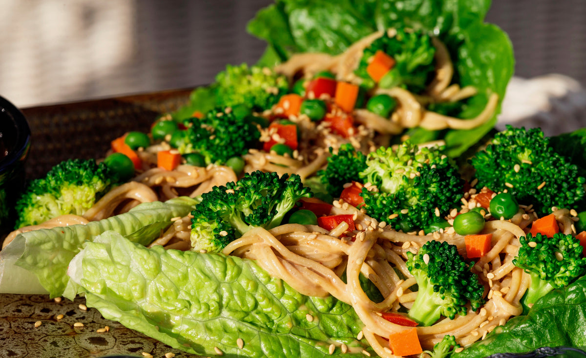 Sesame Noodle Wraps and Rolls &ndash; PlantPure Nation