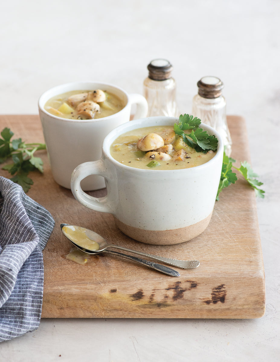 Creamy Asparagus and Mushroom Soup – PlantPure Nation