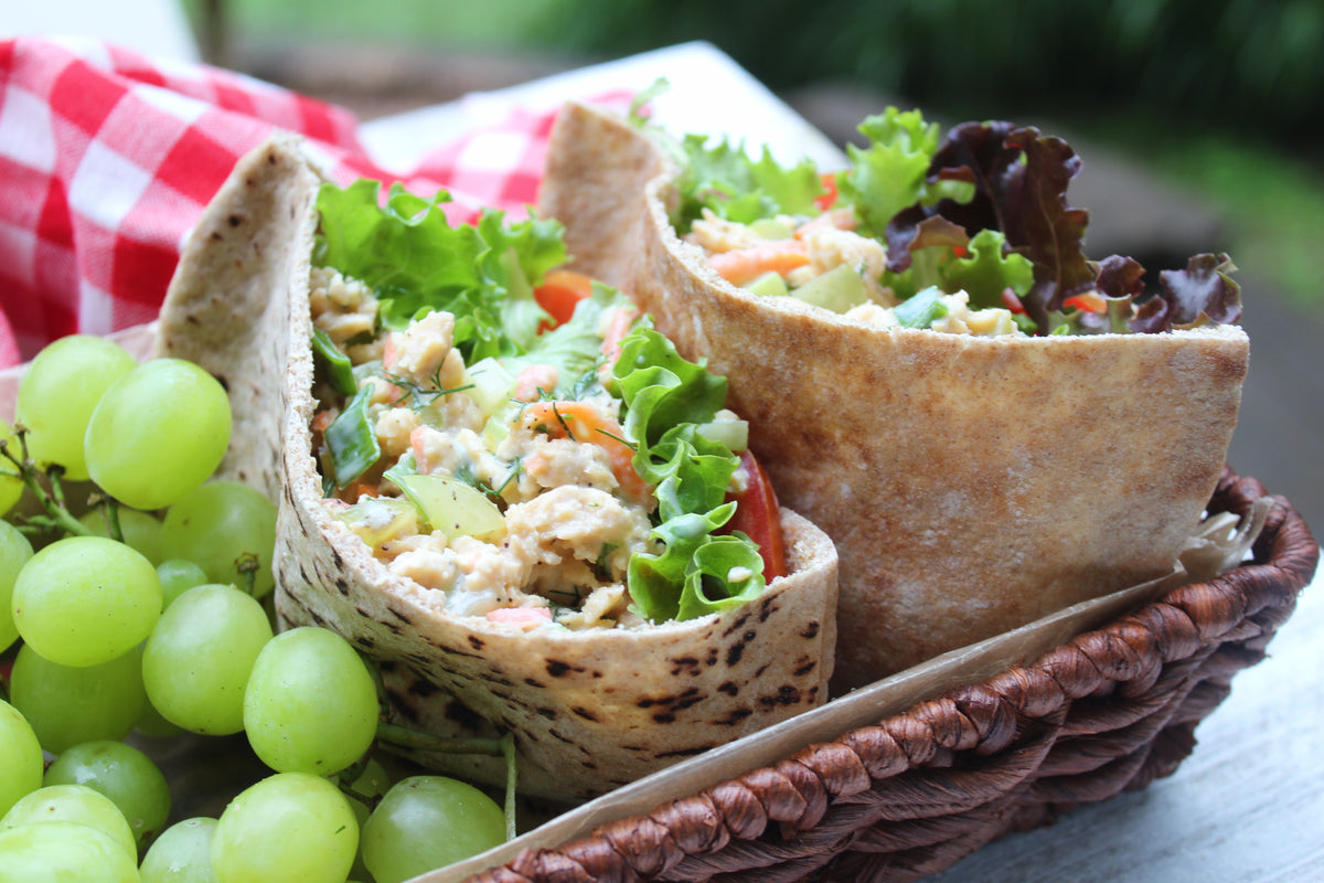 Let's Pack A Picnic! Chik'n Salad with Soy Curls – PlantPure Nation