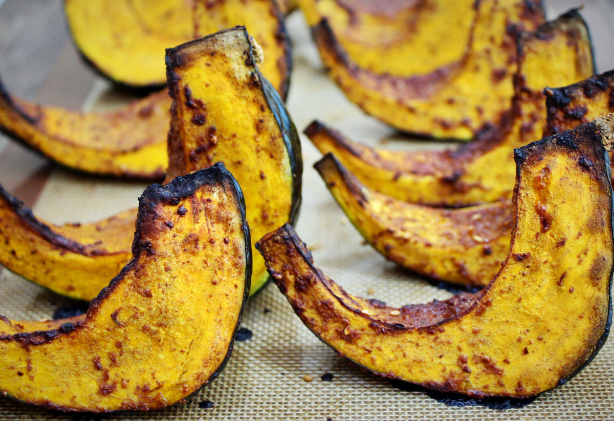 Roasted Kabocha Squash with Sesame Ginger Sauce – PlantPure Nation