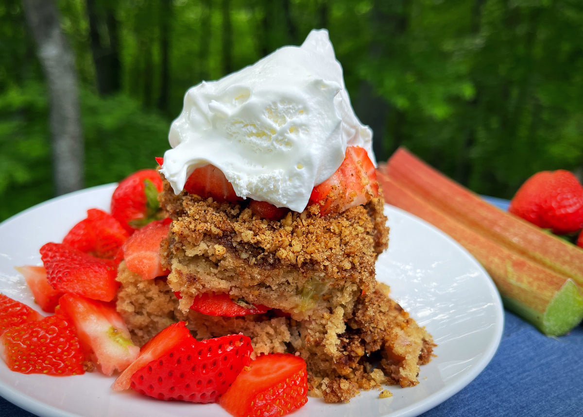 Rhubarb Cake (Gluten Free) – PlantPure Nation
