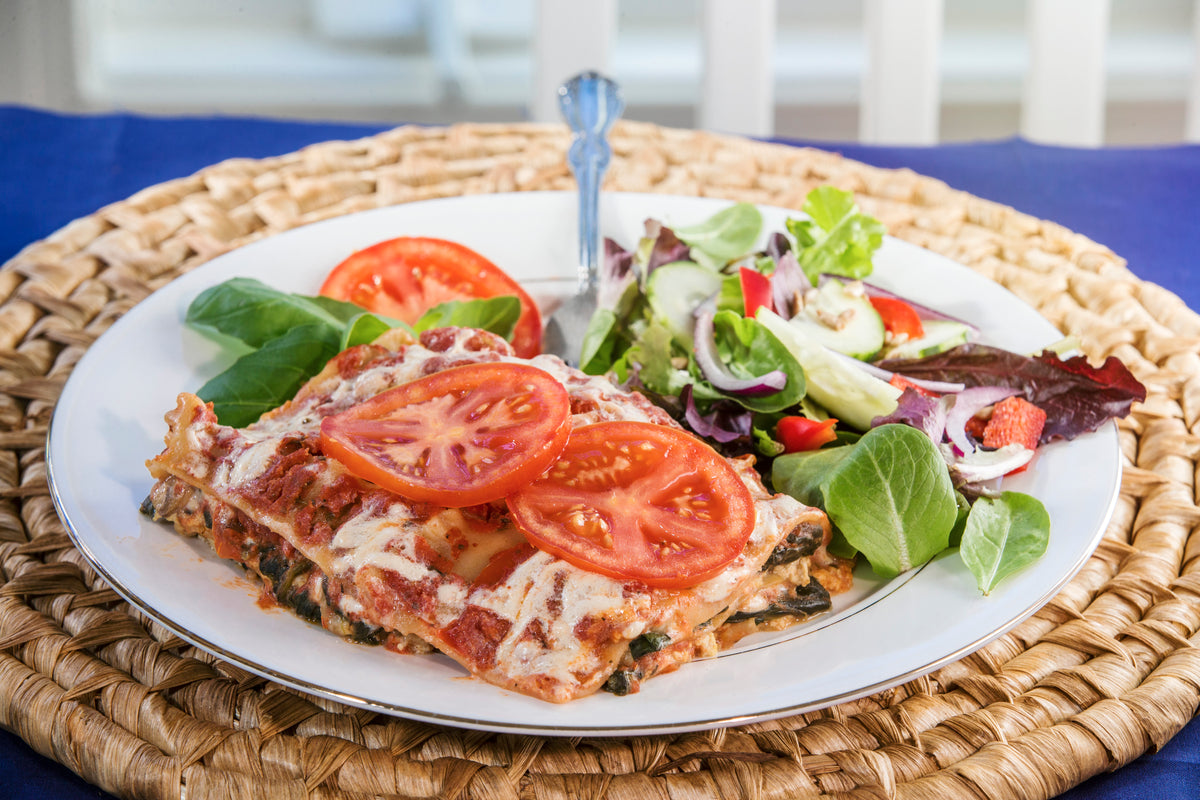 Spinach Vegetable Lasagna – PlantPure Nation