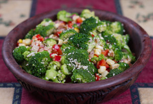 Asian Broccoli Salad with Peanut Sauce