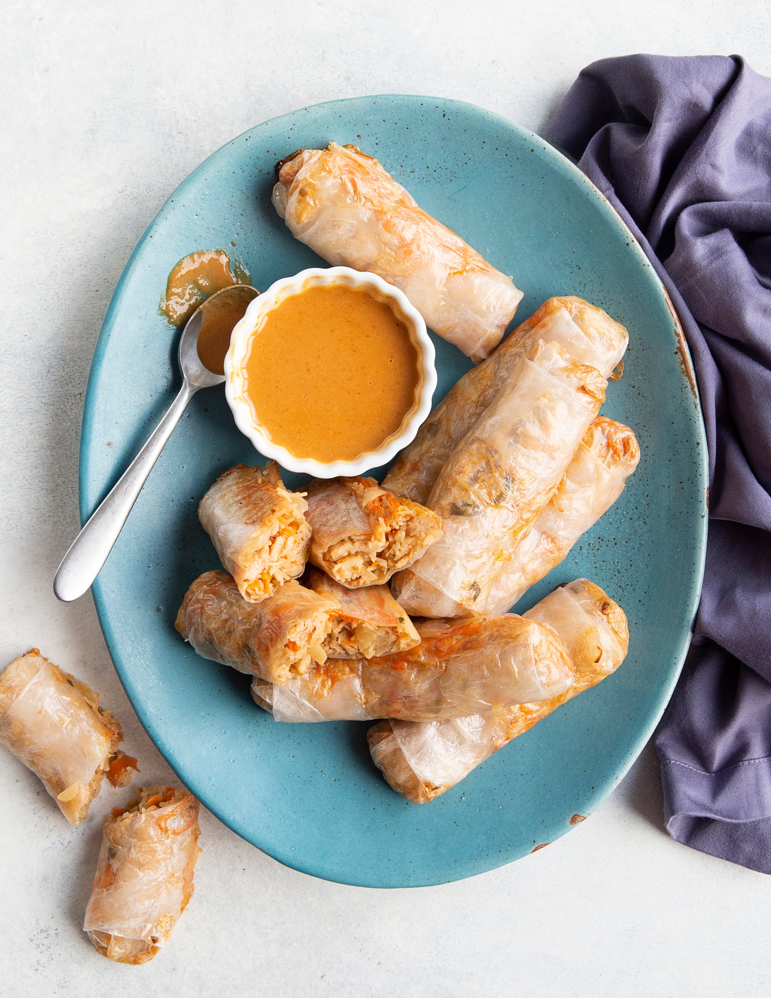 Baked Thai Spring Rolls