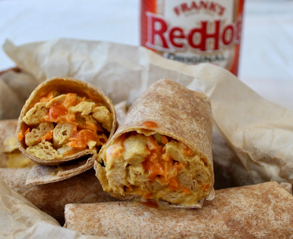 Buffalo Soy Chik’n Burritos