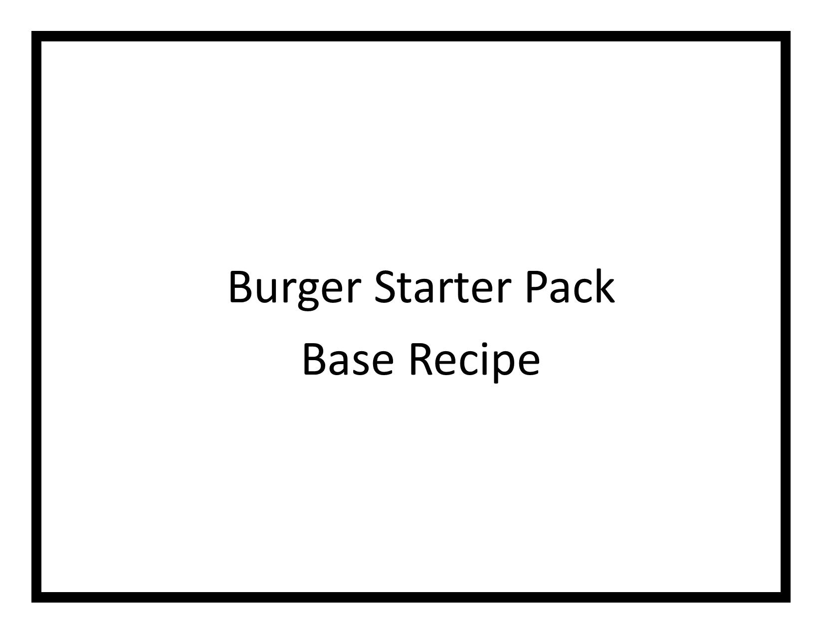 Burger Starter Pack