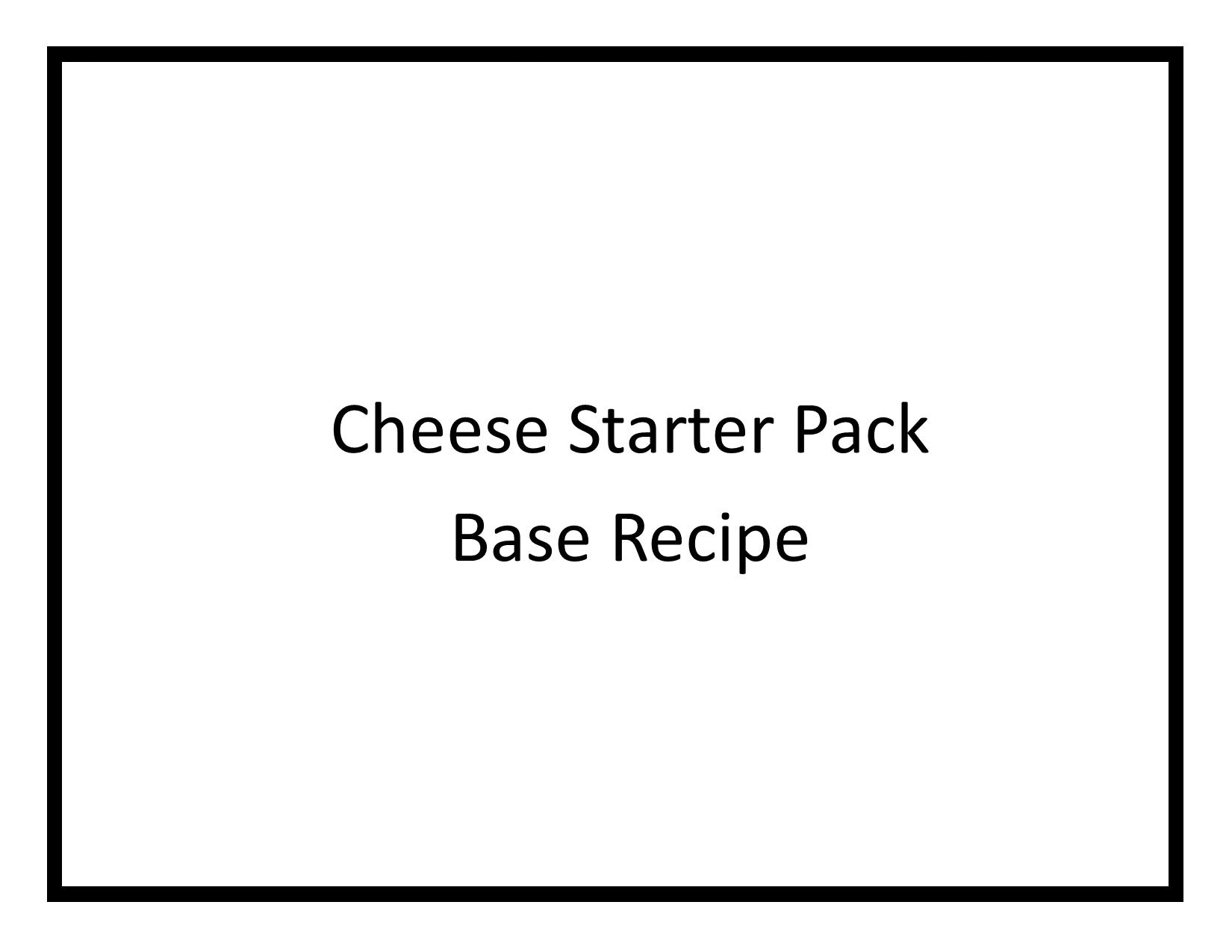 Cheese Starter Pack
