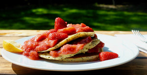 Lemon Poppy Seed Pancakes (gluten-free)