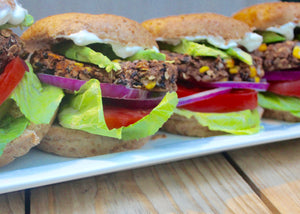 Simple Black Bean Burgers