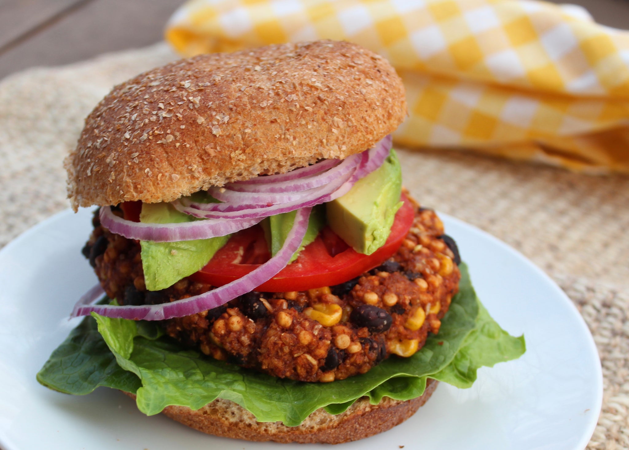 Southwest Black Bean Burger